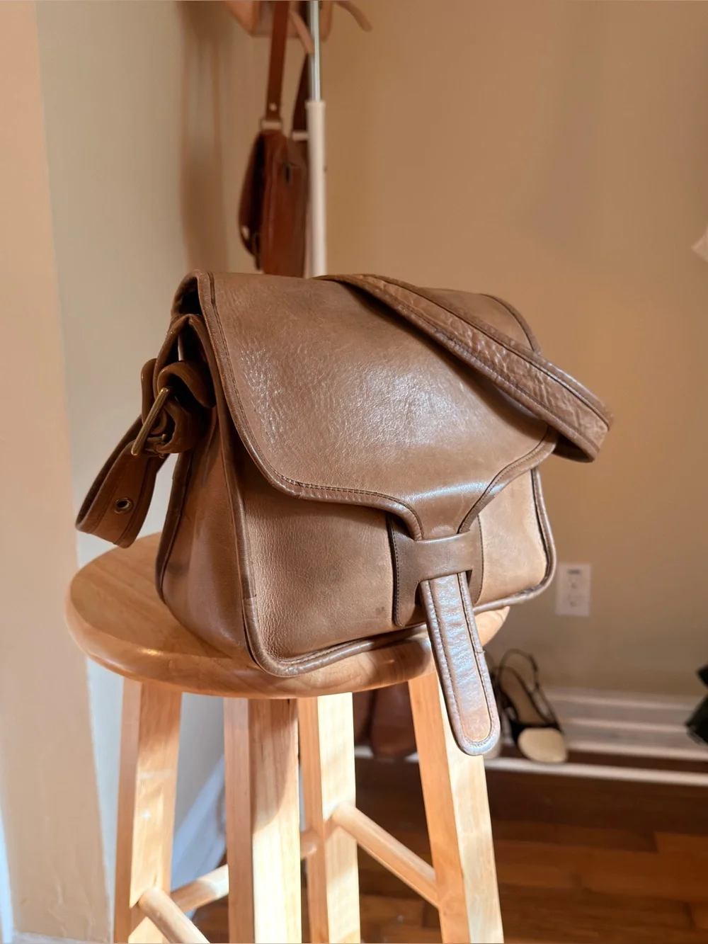 Rare 1975 Coach Bonnie Cashin Large Courier Bag (Style No. 8920) Made in NYC